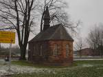 Eine kleine Kirche im M�nsterland am 12.01.2003.