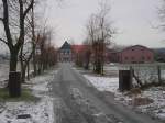 Die Zufahrt zu einem Geh�ft bei Hiddingsel im M�nsterland am 12.01.2003.