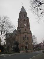 Eine Kirche in Hiddingsel im M�nsterland am 12.01.2003.